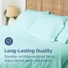 imageFull Size Flat Sheet  Hotel Quality Top Flat Bed Sheet Only  UltraSoft Breathable amp Cooling  Fade amp Wrinkle Free  EasyCare Stain amp Shrink Resistant Bedding  EasyFit amp OekoTex  French Grey22  Spa Blue