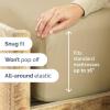 imageSplit King Fitted Bed Sheet  Bottom Single Fitted Sheet Only  Soft Hotel Luxury Bedding w 816 Inch Deep Pockets  Breathable Cooling amp Wrinkle Free  EasyCare Fade and Shrink Resistant  Beige