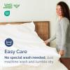 imageTwin XL Size Flat Sheet  Hotel Quality Top Flat Bed Sheet Only  UltraSoft Breathable amp Cooling  Fade amp Wrinkle Free  EasyCare Stain amp Shrink Resistant Bedding  EasyFit and OekoTex  Cream02  Antique White