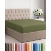 imageCal King Fitted Bed Sheet  Bottom Single Fitted Sheet Only  UltraSoft Hotel Luxury Bedding w 816 Inch Deep Pockets  Breathable amp Wrinkle Free  EasyCare Fade amp Shrink Resistant  Sage Green