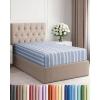 imageTwin XL Fitted Bed Sheet  Bottom Single Fitted Sheet Only  UltraSoft Hotel Luxury Bedding w 816 Inch Deep Pockets  Breathable amp Wrinkle Free  EasyCare Fade amp Shrink Resistant  Blue Stripes 3