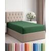 imageTwin XL Fitted Bed Sheet  Bottom Single Fitted Sheet Only  UltraSoft Hotel Luxury Bedding w 816 Inch Deep Pockets  Breathable amp Wrinkle Free  EasyCare Fade amp Shrink Resistant  Emerald Green
